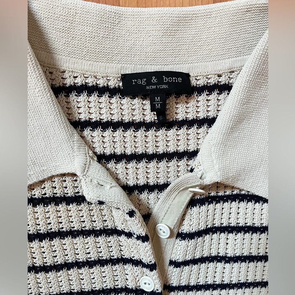 Rag & Bone Striped Viola Polo - Picture 3 of 8